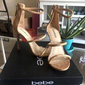 Bebe cork heels